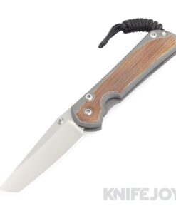 Chris Reeve Knives Small Sebenza 31 Tanto Magnacut Blade with Natural Canvas Micarta Inlay Handles Knife