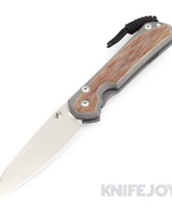Chris Reeve Knives Large Sebenza 31 Insingo Magnacut Blade with Natural Canvas Micarta Inlay Titanium Handles