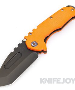Medford Knives Praetorian Scout M/P D2 PVD Tanto Blade with Hi-Vis Orange G10 Handles/ Flamed HW