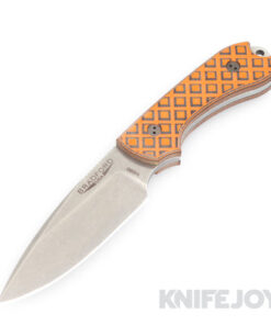 Bradford Knives BRAD3FE006 Guardian3 Stonewash Blade with Textured Tiger Stripe Handle