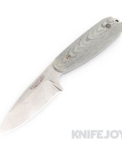 Bradford Knives BRAD35S101 Guardian3.5 Tumbled Sabre Blade with Black Handles