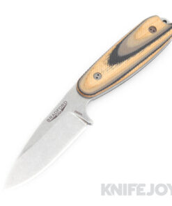 Bradford Knives BRAD35S115 Guardian3.5 Tumbled Sabre Grind Blade with 3D G-Wood Handle