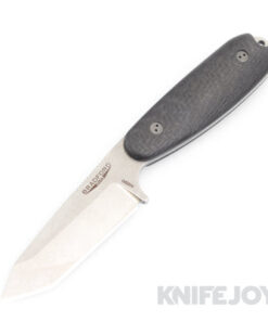 Bradford Knives BRAD35T114 Guardian3.5 Tumbled Tanto Blade with 3D Carbon Fiber Handle