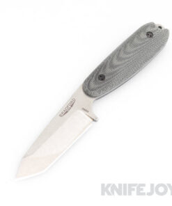 Bradford Knives BRAD35T101 Guardian3.5 Tumbled Tanto Blade with 3D Black Handle