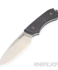 Bradford Knives BRAD4FE001N690 Satin SW Finish Guardian4 Textured Black G10 Handle