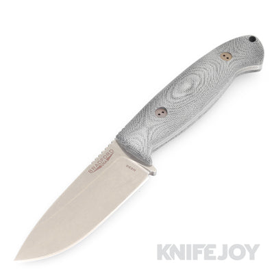Bradford Knives BRAD45S101N690 Stonewash Finish Guardian4.5 with 3D Black Scultped Handle