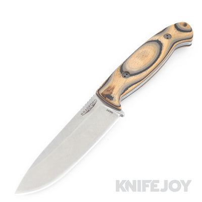 Bradford Knives BRAD55S115 N690 Stonewash Guardian5.5 3D G-Wood Handle