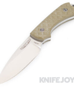 Bradford Knives BRAD3FE002HP HIGH Polished AEB-L Blade with Textured OD Green Handles