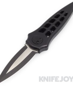 Paragon ASH-ENCHA-B-F-FG-2TS Warlockx Enchanter Series S35VN 2Tone Black Blade with Black Anodized Skeletonized Aluminum Handle/ Ti Clip