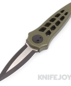 Paragon ASH-ENCHA-OD-FG-B2T Warlockx Enchanter Series S35VN 2Tone Black Blade with OD Green Cerakote Skeletonized Aluminum Handles/ Ti Clip
