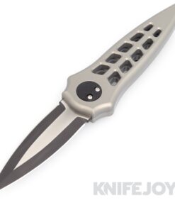 Paragon ASH-ENCHA-CA-FG-B2T Warlockx Enchanter Series S35VN 2Tone Cerakote Black Blade with Clear Anodized Skeletonized Aluminum Handles/ Ti Clip
