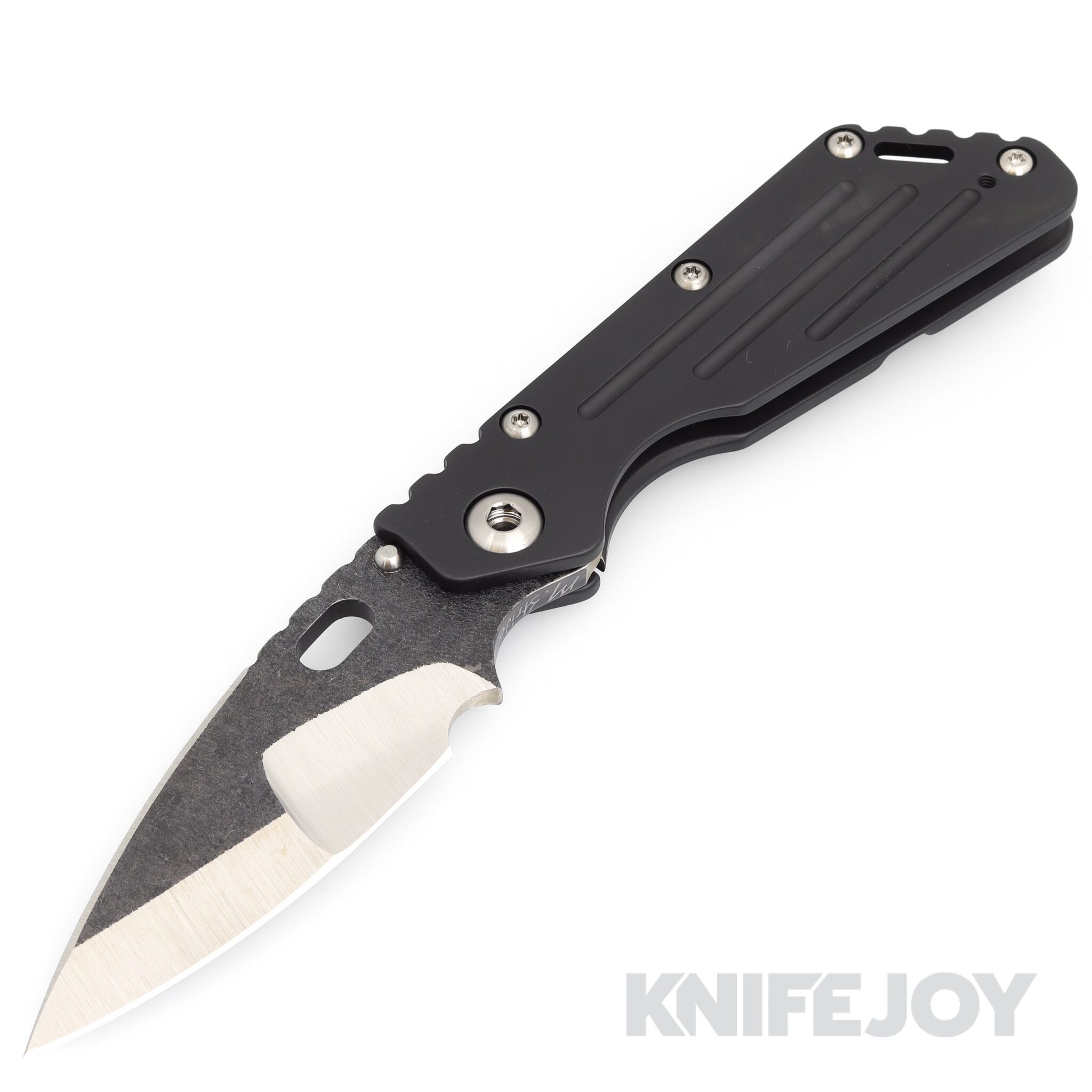 Mick Strider Custom Knives MSC Performance Series SMF Nightmare Grind Blade with Titanium Handles