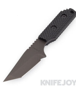 Strider Knives DB Fixed Blade Tanto Black Blade with Thin Stock Gunner Grip Handles