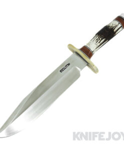 Randall Made Knives Model 12 Sportsman's Bowie 9" #14 SS3 NS2 FCH N25 with Tan Sheath Stag Handle