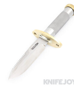 Randall Made Knives 18-5.5" SS1 KNH Attack Survival Knife Fixed Blade with Brown Sheath