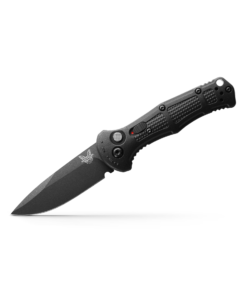 Benchmade 9570BK AUTO Mini Claymore Black Blade with Black Grivory Handles (3.6" Black)