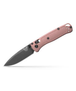 Benchmade 533BK-05 Mini Bugout Ultra Light Weight Drop Point Cobalt Black Cerakote Blade with Alpine Glow Grivory Handles