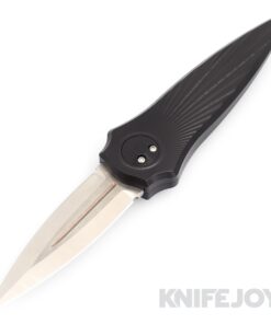Paragon ASH-WLOCX-TSB-B-DG-S Warlockx GEN2 S35VN Satin Blade with Black Anodized Starburst Tapered Aluminum Handle/ Ti Clip