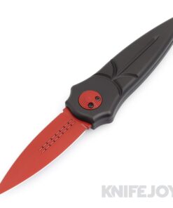 Paragon ASH-WLOCX-CV-B-DO-CRB Warlockx GEN2 S35VN Cerakote Red Blade with Black Anodized Convergence Handle/ Ti Clip