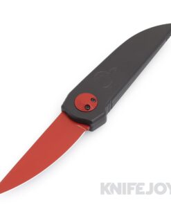 Paragon ASH-PHOENIX-CB-CRB Phoenix Series GEN2 S35VN Red Cerakote Blade with Black Cerakote Aluminum Handle/ Ti Clip