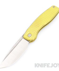 Brown Knives Custom Mini FSD #381 Stonwashed CPM-154 Blade with Milling Style #1 Titanium Handles