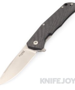 Lionsteel LSTTREFC T.R.E. Framelock Folder Stonewash M390 Blade with Carbon Fiber Handles