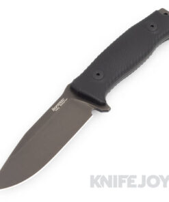 Lionsteel LSTM5BG10 M5 Fixed Blade PVD Coated/ Stonewashed Blade with Black G10 Handles