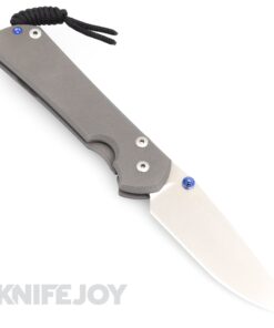 Chris Reeve Knives Large Sebenza 31 Drop Point Magnacut Plain Blade with Plain Titanium Handles/ Left Handed Knife
