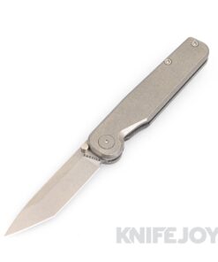 Tactile Knife Co. Rockwall Thumbstud Tanto Magnacut Blade with Titanium Handles