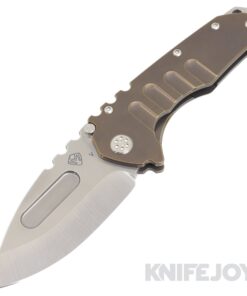 Medford Knives Praetorian "T" CPM 20CV Tumbled Drop Point Blade with Bronze Anodized Handles/ Standard Hardware
