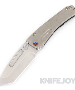 Medford Knives Slim Midi Marauder S45VN Tumbled Tanto Blade with Tumbled Handles/ Flamed Hardware and Clip