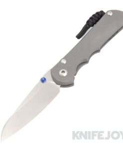 Chris Reeve Knives Large Inkosi Plain Magnacut Insingo Blade with Plain Titanium Handles