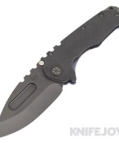 Medford Knives Praetorian G CPM 20CV PVD Drop Point Blade with Black G10 Handle/ Blue Spring/ PVD HW and Clip KJ Exclusive