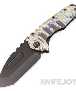 Medford Knives Praetorian "T" CPM 20CV PVD Tanto Blade with Flamed Blues Tsunami Handles/ PVD HW and Flamed Blues Clip KJ Exclusive