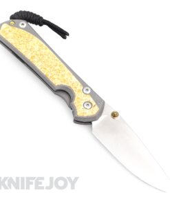 Chris Reeve Knives Large Sebenza 31 LEFT HAND Drop Point Magnacut Blade with Box Elder Inlay/ Titanium Handles
