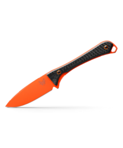 Benchmade 15201OR ALTITUDE Fixed Blade Knife CPM-S90V Orange Drop Point Blade with Carbon Fiber Handles