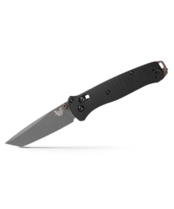 Benchmade Bailout 537GY-03 Bailout AXIS Lock Folder CPM-M4 Tungsten Grey Tanto Plain Blade with Black Aluminum Handles