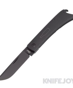 Esnyx Silver Line Beer Buster Front Flipper Black PVD Finish Blade with PVD Full Titanium Handles/ Laser Bottle Shield/ Mokuti Clip