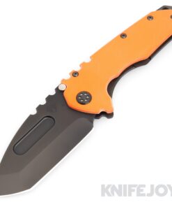 Medford Knives Praetorian G CPM 20CV PVD Tanto Blade with Orange G10 Handle/ PVD Spring, HW, and Clip KJ Exclusive