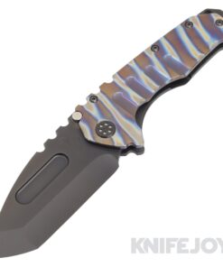 Medford Knives Praetorian "T" CPM 20CV PVD Tanto Blade with Flamed Bronze Stripes Handles/ PVD HW/ Flamed BRZ Clip KJ Exclusive