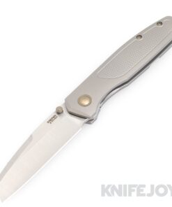 Enrique Pena X Series Front Flipper Bravo1 M390 Blade with Knurled Titanium Handles/ Bronze Hardware, Pivot, and Clip