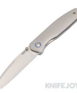 Enrique Pena X Series Front Flipper Bravo1 M390 Blade with Bead Blast Titanium Handles/ Mokuti Pivot and Clip