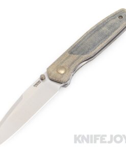 Enrique Pena X Series Front Flipper Bravo1 M390 Blade with Green Micarta Handles