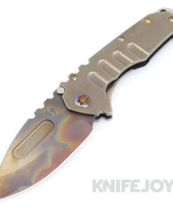 Medford Knives Praetorian "T" S45VN Vulcan Drop Point Blade with Tumbled Handles/ Flamed Hardware and Clip