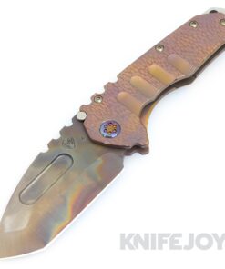 Medford Knives Praetorian "T" S45VN Vulcan Tanto Blade with BB/ Ano Cobblestone Handles/ Maker's Hardware and Clip