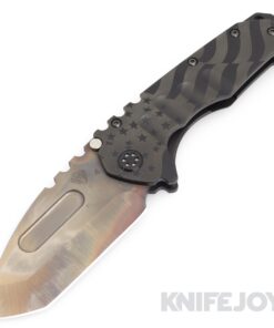 Medford Knives Praetorian "T" S45VN Vulcan Tanto Blade with PVD American Flag Handles/ PVD Hardware and Clip