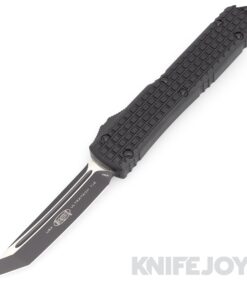 MICROTECH 123-1TFRGTBKS Ultratech OTF Auto Signature Series Tactical Standard Tanto Blade with Black Frag G-10 Top/ Black Aluminum Handle
