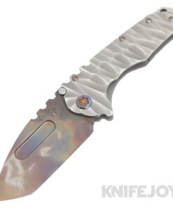 Medford Knives Praetorian "T" S45VN Vulcan Tanto Blade with BB/Silver Predator Handles/ Flamed Hardware and Clip
