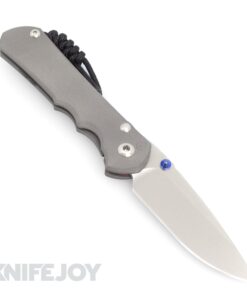 Chris Reeve Knives Large Inkosi Left Hand Plain Drop Point Magnacut Blade with Plain Titanium Handles Knife