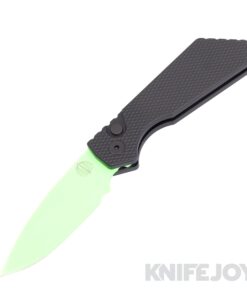 Pro-tech Knives Pro-Strider PT+USN Special Auto Green Cerakote Magnacut Blade with Black Textured Aluminum Handles